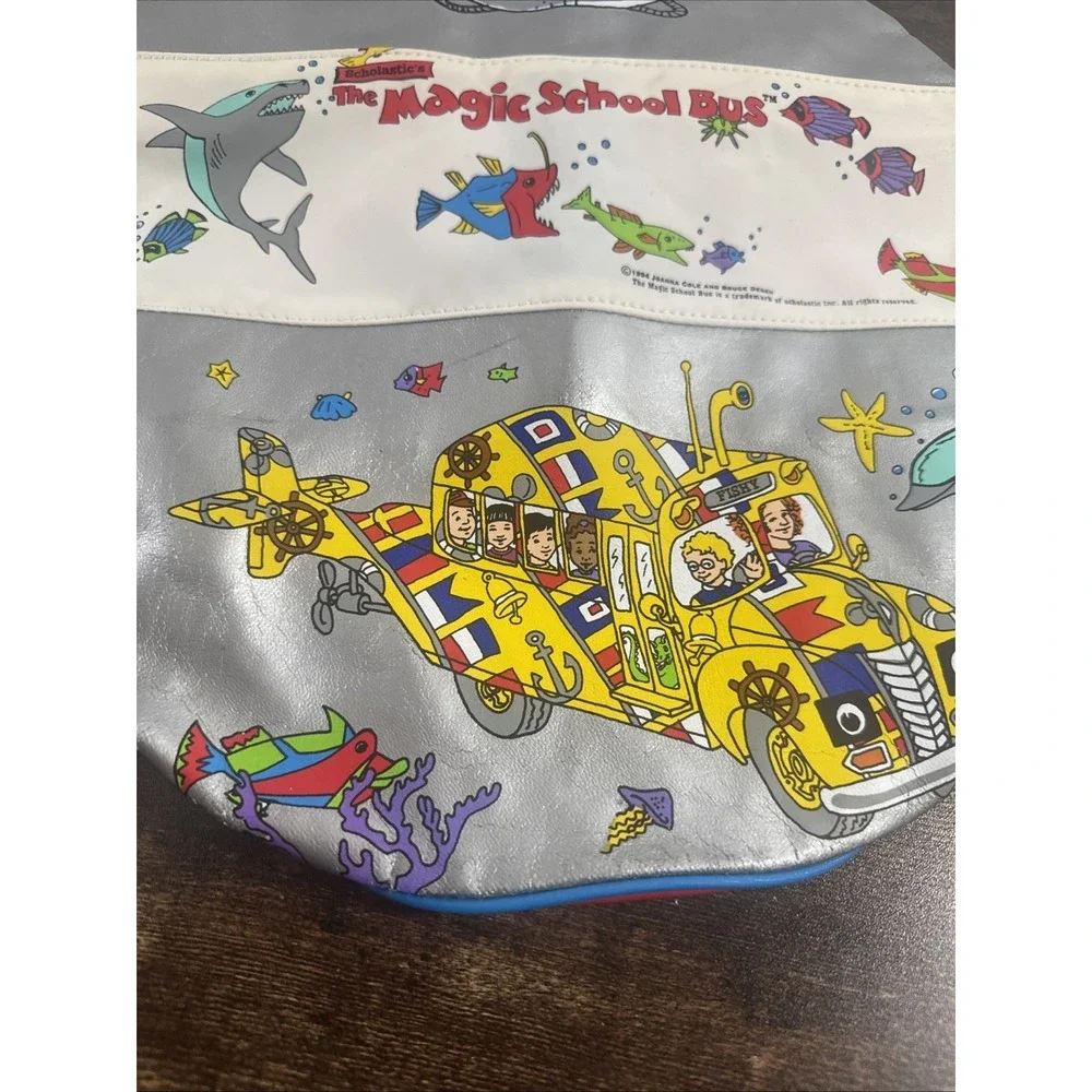 The Magic School Bus Backpack On The Ocean‎ floor 1994 Vintage With Tags